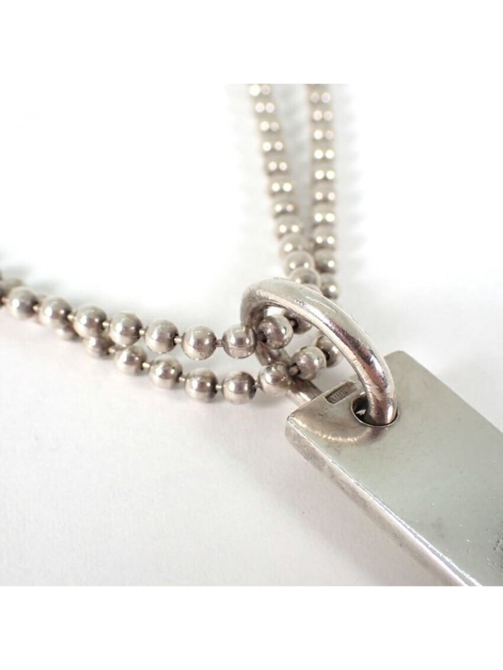 Gucci 925 Double Ball Chain Necklace - Picture 4 of 10